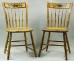 Pair Louis XV/XVI Side Chairs